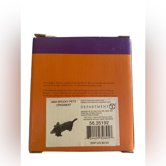 Vtg Patience Brewster Krinkles Dept 56 Mini Watermelon Halloween Ornament - Picture 11 of 13